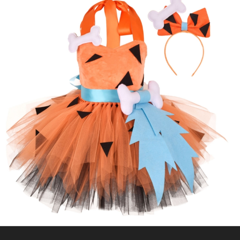 Toddler Pebbles Flintstones Costume